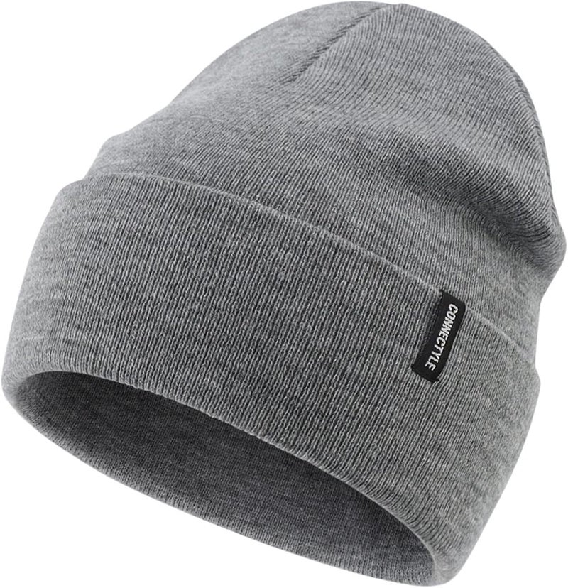 Connectyle Toddler Beanie Boys Girls Kids Knit Winter Hat Basic Warm Skull Cap - Image 1